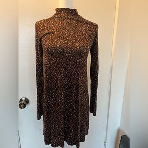 Pull and Bear leopard dress